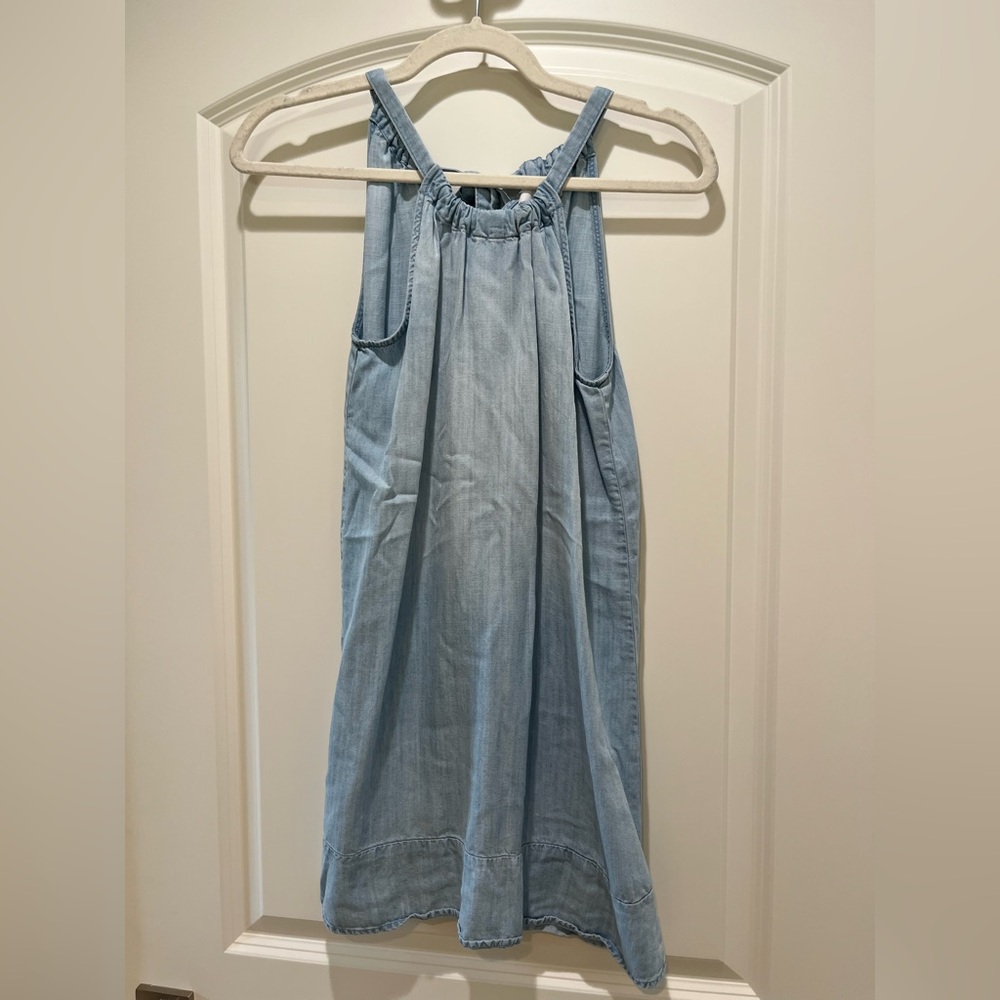 Bella Dahl Kid Girl Tencel Gathered Dress